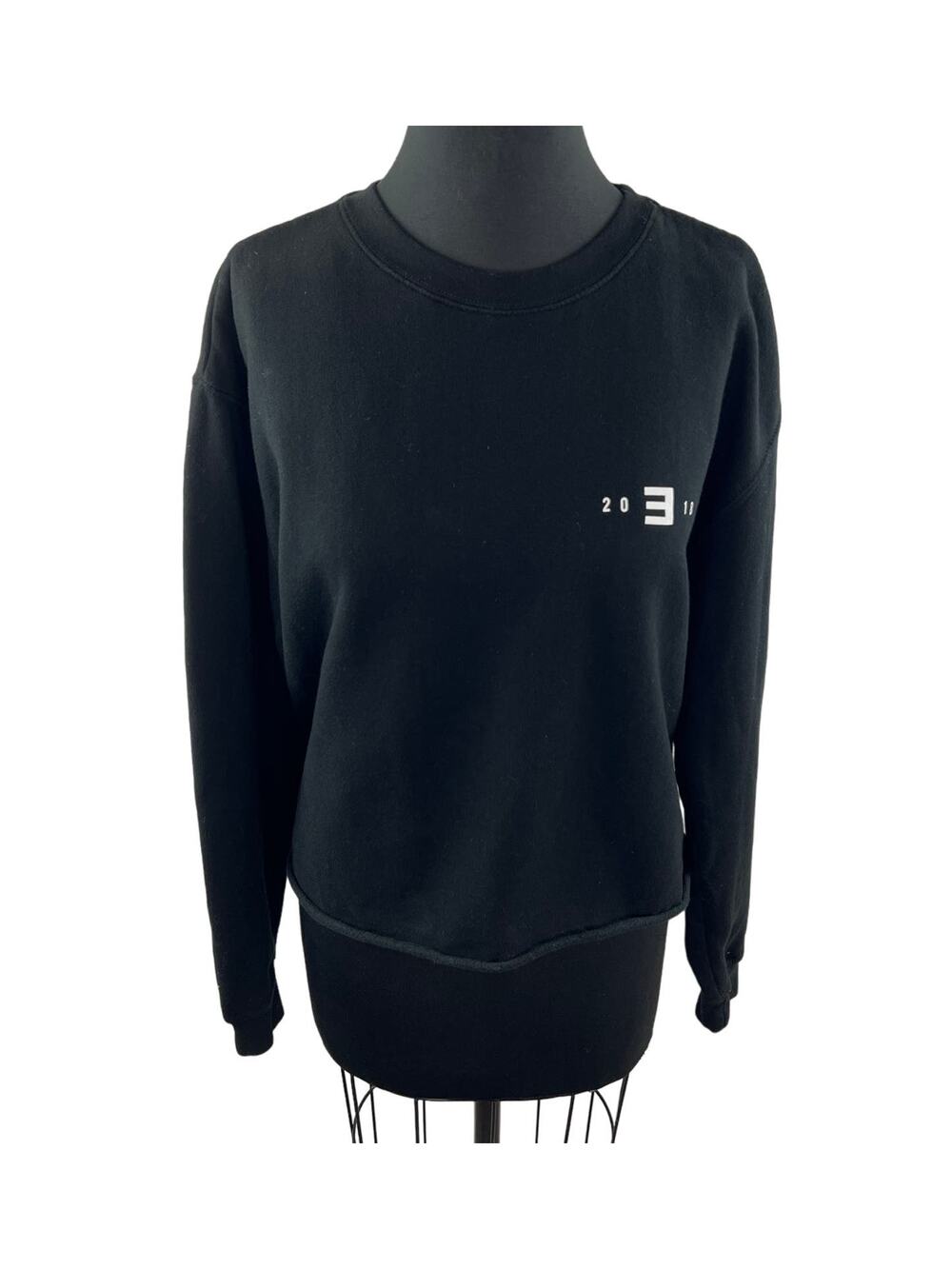 EMINEM 2018 CONCERT WORLD TOUR Double Sided Independent Crew Neck L Large